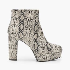 Snakeskin Boots